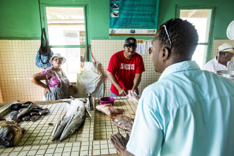 Fish market belize